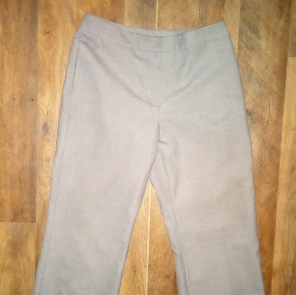 KASPER Women's Dress Pants Size 4 Grey Polyester Rayon